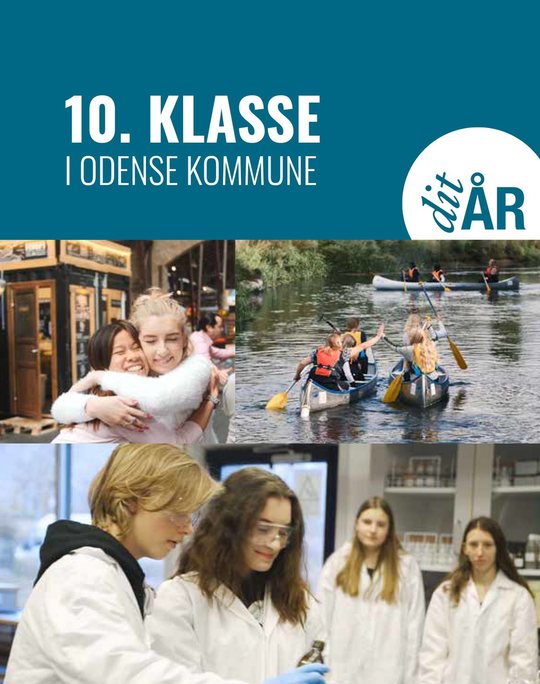 Plakat for 10. klasse i Odense Kommune